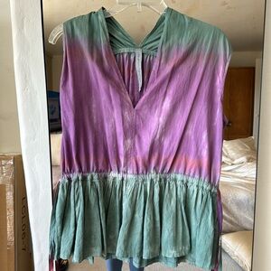 Raquel Allegra sleeveless blouse size 1